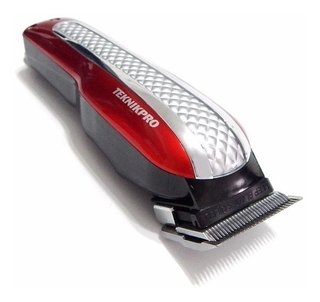 CORTADORA PROFESIONAL RECARGABLE MARCA TEKNIKPRO MODELO SUPER CLIPPER + ACCESORIOS - comprar online