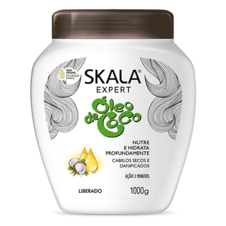 BAÑO DE CREMA / NUTRICION MARCA SKALA OLEO DE COCO VEGANO * POTE DE 1000 grs.