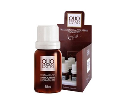 TRATAMIENTO HIDRATANTE AMPOLLAS DE CHOCOLATE LINEA OLIO CHOCOLATTO MARCA ANNA DE SANCTIS POR 15ml