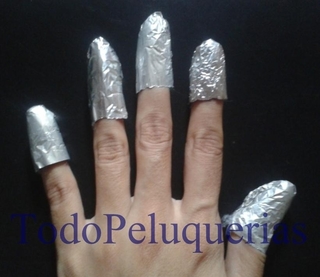 ROLLO DE PAPEL ALUMINIO DE 10 cm. DE ANCHO POR 25 METROS DE LARGO PARA MECHAS / TINTURAS / DECOLORACION / MANICURA - comprar online