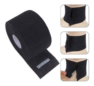 Imagen de 5 ROLLOS PAPEL PROTECTOR CUELLO NEGRO POR 500 SERVICIOS MARCA EVEREST