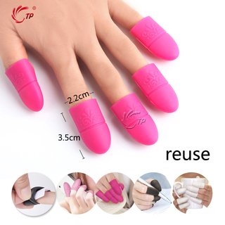 5 CAPSULAS / DEDAL DE GOMA PARA REMOVER ESMALTE SEMIPERMANENTE ó UÑAS ACRILICAS / GELIFICADAS MODELO 4017 (CH) - comprar online