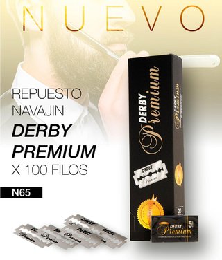 Imagen de 5 REPUESTOS PARA ANAVAJAS ó MAQUINAS DE AFEITAR * SIMIL GILLETTE MARCA DERBY LINEA PREMIUM