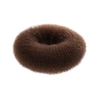 RELLENO PARA PEINADOS / DONA CIRCULAR CHICA NEGRA ó MARRON ó BEIGE DE 8,5 cm.* PERMITE SER FRACCIONADA / ACHICADA 04435/50 * EUROSTIL en internet