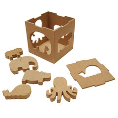 Cubo encastre de Animales - comprar online