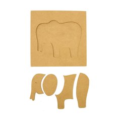 Rompecabeza Elefante Con Base - comprar online