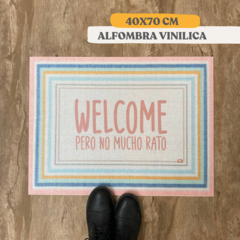 ALFOMBRA WELCOME ROSA