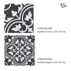 AZULEJOS 004 PISO - LISBOA BLACK - comprar online