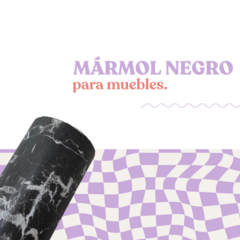 SIMIL MÁRMOL NEGRO - 120 CM DE ANCHO X 50 CM LINEAL (copia)