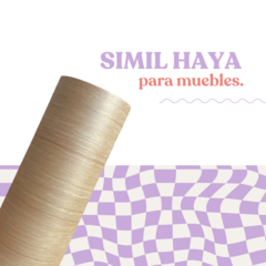 SIMIL MADERA HAYA - 120 CM DE ANCHO X 50 CM LINEALES