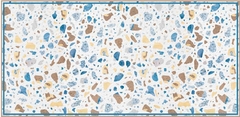 ALFOMBRA VINÍLICA 027 - TERRAZZO BLUE - comprar online