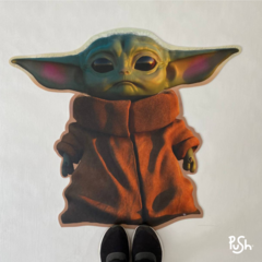 ALFOMBRA VINÍLICA 211- BABY YODA - Push vinilos