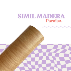 SIMIL MADERA PARAISO - 120 CM DE ANCHO X 50 CM LINEAL