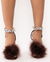 SANDALIAS 'FUZZY BROWN' - WE LOVE NYC