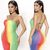 CATSUIT RAINBOW STRAPLESS - comprar online