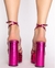 SANDALIAS FUCSIA 'METALLIC PLATFORM' - WE LOVE NYC