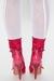 BOTAS 'CHERRY SATIN' CON TACO DE STRASS - WE LOVE NYC