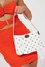 CARTERA MATELASSÉ BLANCA CON STRASS - comprar online