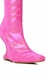 BOTAS FUCSIA 'CUT-OUT HEEL' - tienda online