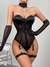 SET SATIN & MESH BODYSUIT - WE LOVE NYC