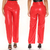 PANTALÓN ROJO DE CUERINA - comprar online