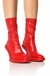 BOTAS ROJAS 'FLUFFY PLATFORM'