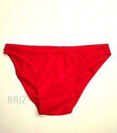 cueca slip lateral estreita  lycra sob medida vermelha