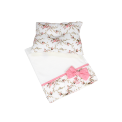 Kit Lençol e Naninha para Cama Pata Chic - Rosé Blend