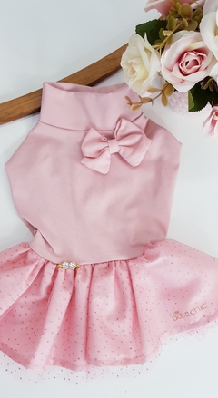 Vestido Princesa Pata Chic Verão'24 - Rosê (M) na internet