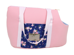 Bolsa de Passeio Pata Chic Doce Flor Marinho - Liso Rosa