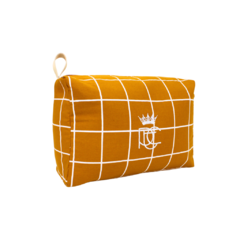 Necessaire Pata Chic Grid - Ocre