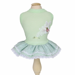 Vestido Pata Chic - Flowers Verde - comprar online