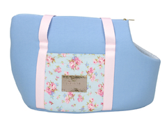 Bolsa Passeio Pata Chic Doce Flor Azul - Liso Azul - comprar online