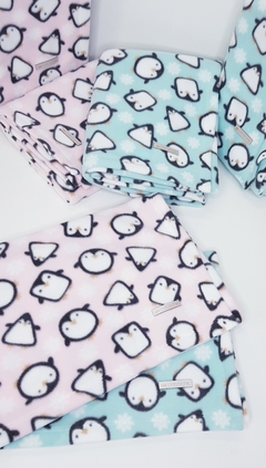 Cobertor Soft Pata Chic - Pinguim Rosa na internet