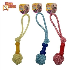 JW3045 Dog Corda Bola Osso