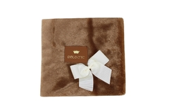 Cobertor de Pelo Duplo Pata Chic - Bear Caramelo Queimado - comprar online