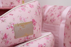 Cama Retangular Pata Chic Doce Flor - Rosa - comprar online