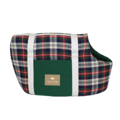 Bolsa de Passeio Tecido Pata Chic Xadrez - Verde