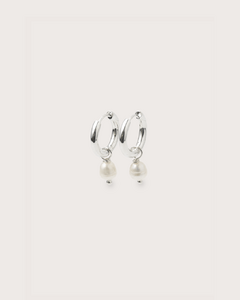 Aros Pearl Mini plata - comprar online