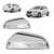 CUBRE ESPEJOS CROMADOS CHEVROLET ONIX PRISMA X JUEGO - comprar online