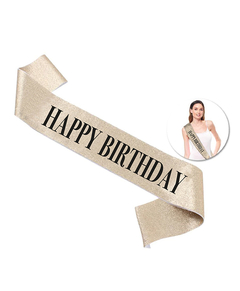 Banda glitter Happy Birthday - comprar online