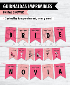 Guirnaldas Bridal Shower - Imprimible