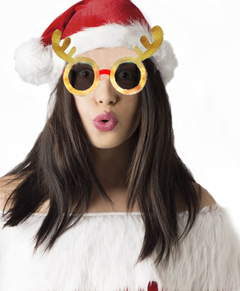 Lentes Navideños - Props para photobooth - tienda online