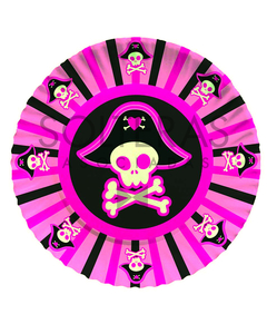 Platitos pirata rosa - comprar online