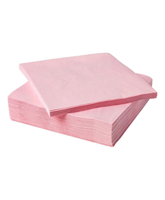Servilleta rosa pastel