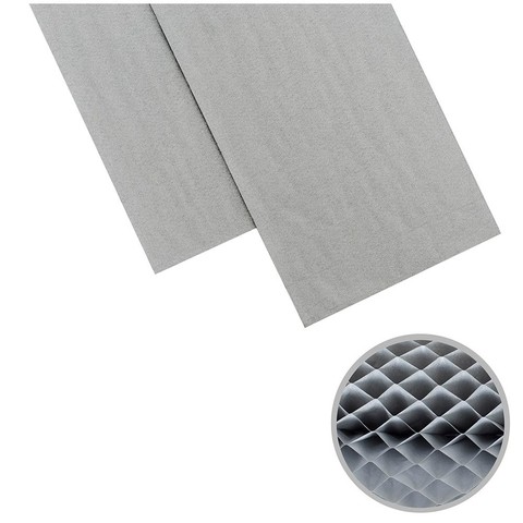 We R DIY Party Honeycomb Pads 3"X8" Silver Metallic