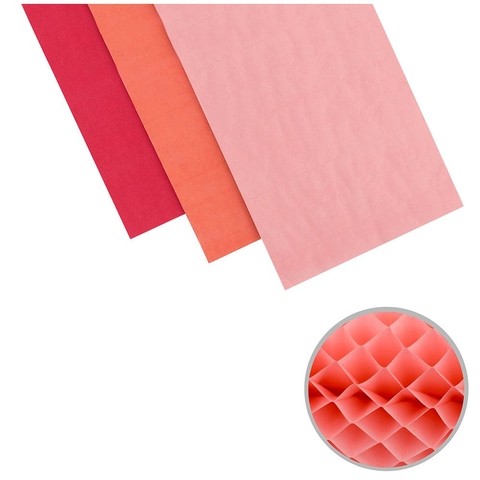 We R DIY Party Honeycomb Pads 3"X8" Blossom