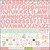 Echo Park Bundle of Joy Girl Collection Sticker 12"x 12" Alphabet Girl