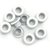 Ojalillos Eyelets Metalicos x 100 Unidades Blancos - comprar online
