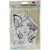 Prima marketing Bloom Cling Rubber Stamps 8"X6" SHARON